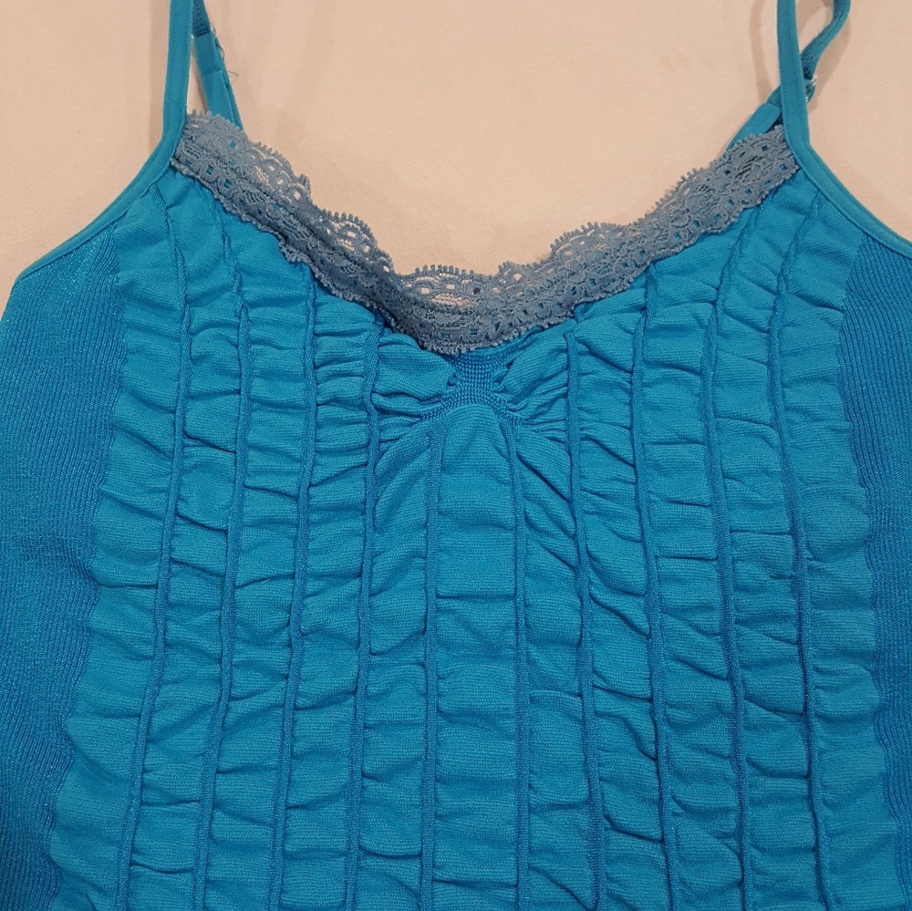 Bebe Ruched Camisole P/Small